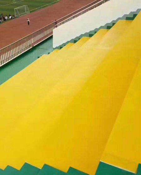 白城球场台阶翻新修补改造